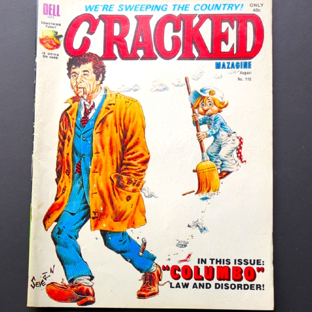 Cracked Magazine Issue No. 116 Columbo Law and Disorder 1973